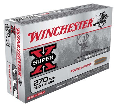 Winchester Super-x 270win 150g - Power Point 20rd 10bx/cs