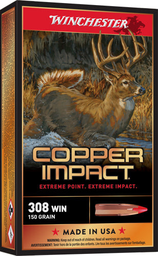 Winchester Deer Xp 308win - 150gr Cppr Impact 20rd 10bx/cs