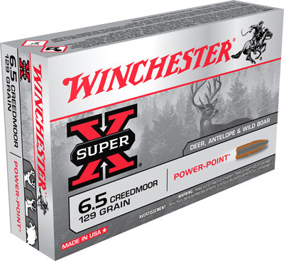 Winchester Super-x 6.5cm 129gr - Power Point Jsp 20rd 10bx/cs