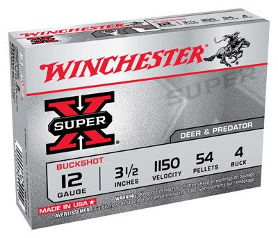 Winchester Super-x 12ga 3.5" - 1150fps 4bk 54plts 5rd 50bx/cs