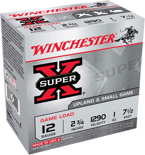 Winchester Super-x 12ga #7.5 - 1290fps 1oz 250rd Case Lot