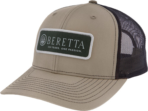 Beretta Cap Heritage 112 Trckr - Square Patch Mesh Khaki/coffee