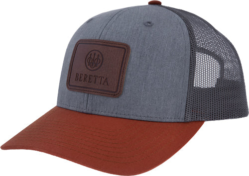 Beretta Cap Oua 112 Trucker - Square Patch Mesh Chrcl/gray