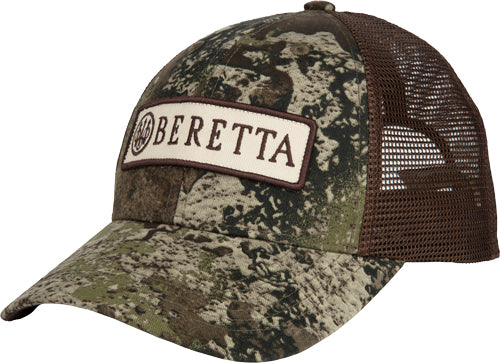 Beretta Cap Trucker Rect Patch - Mesh Back True Timber Strata