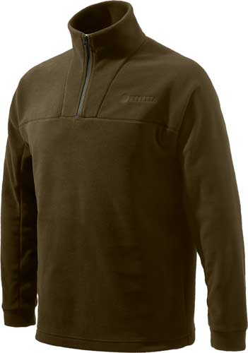 Beretta Jacket Fleece 1-2 Zip - Medium Brown