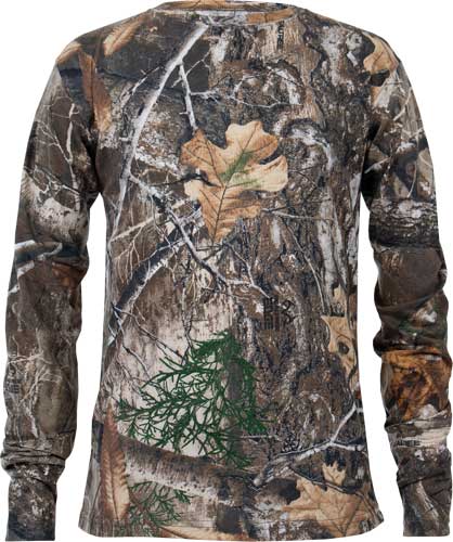 Habit Bear Cave Youth Tee - Long Sleeve Realtree Edge Xl