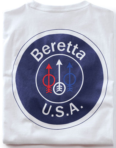 Beretta T-shirt Usa Logo - 2x-large White